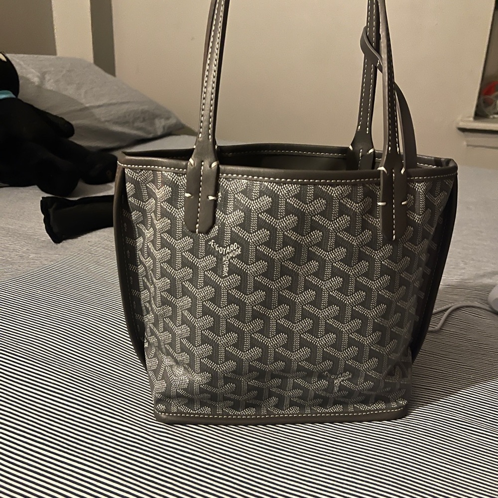 Mini Tote Bag in Gray
